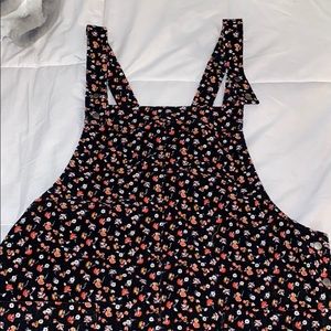 Floral overalls